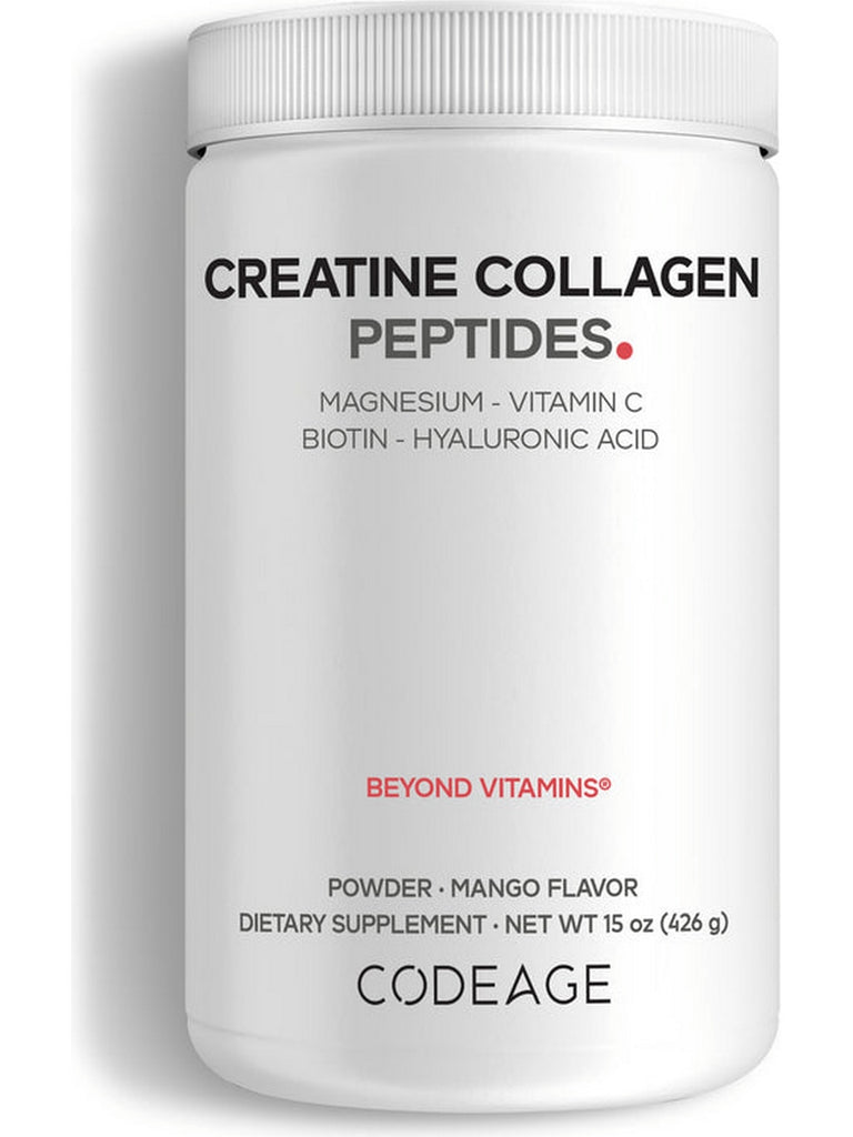 Codeage, Creatine Collagen Peptides, Mango, 15 oz