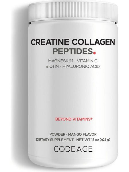 Codeage, Creatine Collagen Peptides, Mango, 15 oz