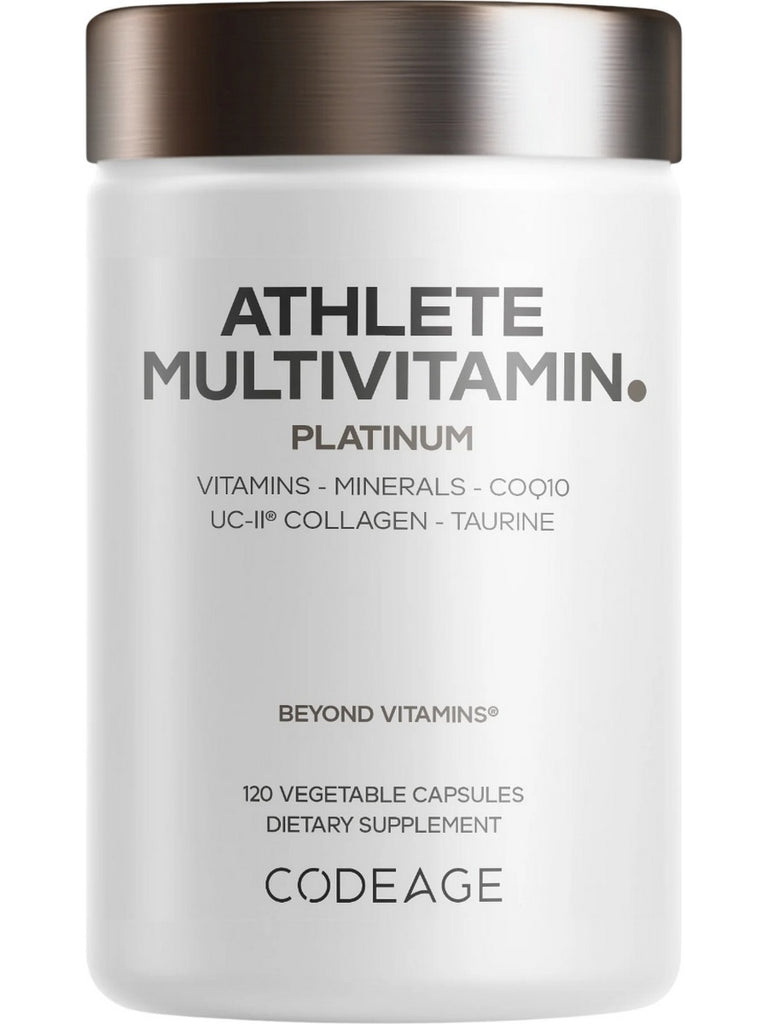Codeage, Athlete Multivitamin Platinum, 120 Vegetable Capsules
