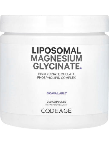 Codeage, Liposomal Magnesium Glycinate Large, 240 Capsules