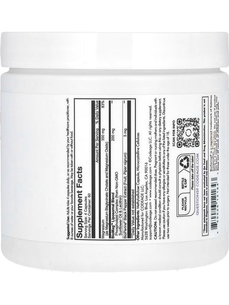 Codeage, Liposomal Magnesium Glycinate Large, 240 Capsules