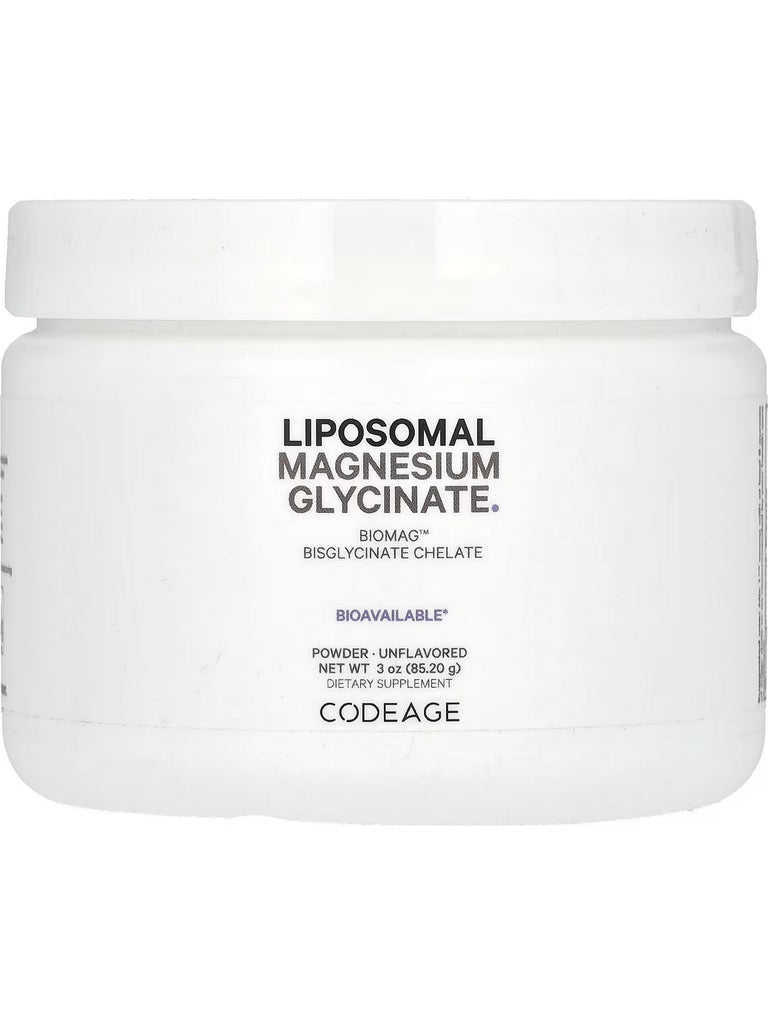 Codeage, Liposomal Magnesium Glycinate Powder, 3 oz