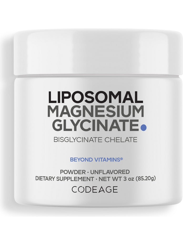 Codeage, Liposomal Magnesium Glycinate Powder, 3 oz