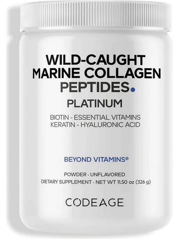 Codeage, Wild Caught Marine Collagen Powder Platinum, 11.50 oz