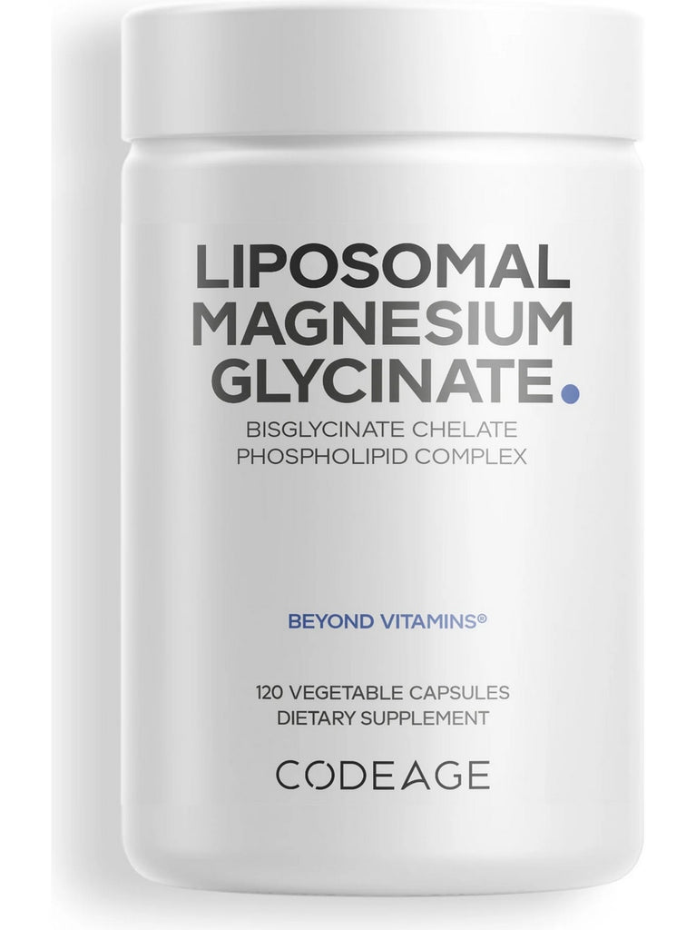 Codeage, Liposomal Magnesium Glycinate, 120 Vegetable Capsules