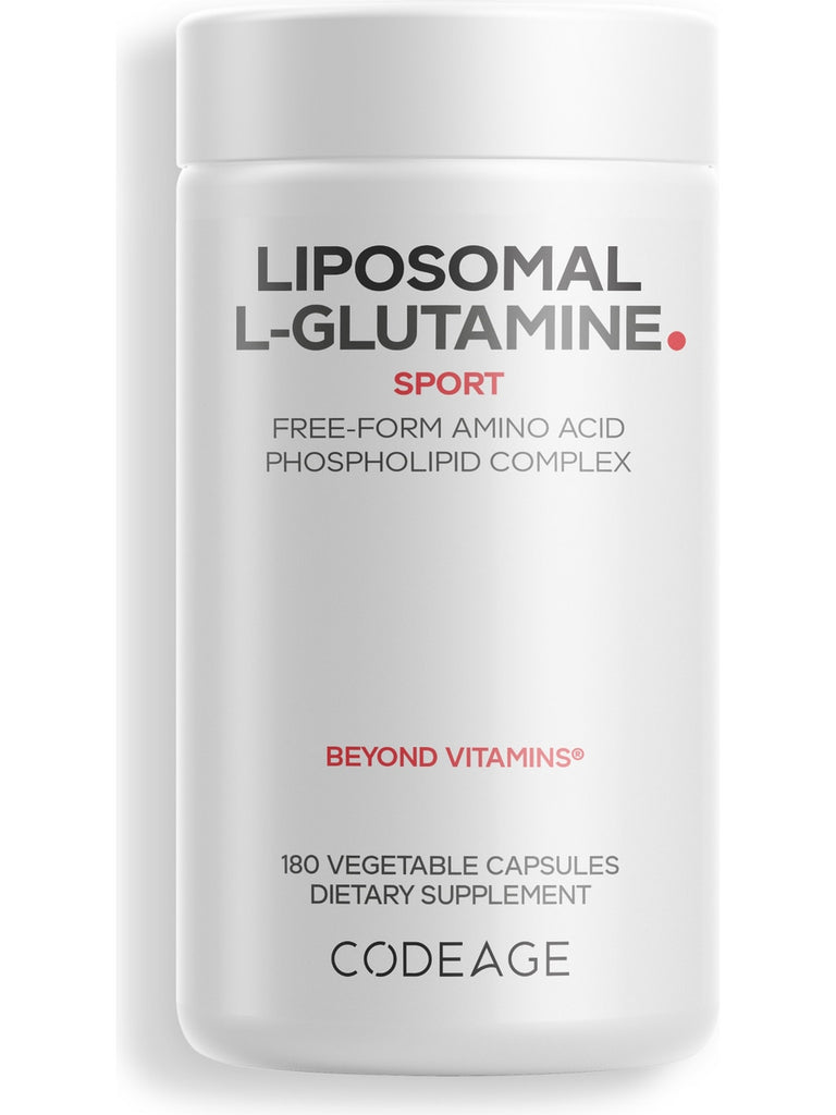 Codeage, Liposomal L-Glutamine, 180 Vegetable Capsules