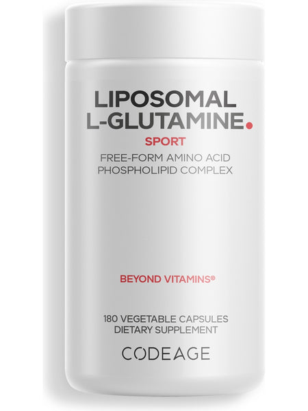Codeage, Liposomal L-Glutamine, 180 Vegetable Capsules