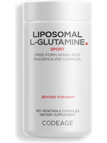 Codeage, Liposomal L-Glutamine, 180 Vegetable Capsules