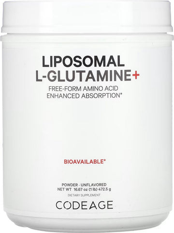 Codeage, Liposomal L-Glutamine+ Powder, 16.67 oz