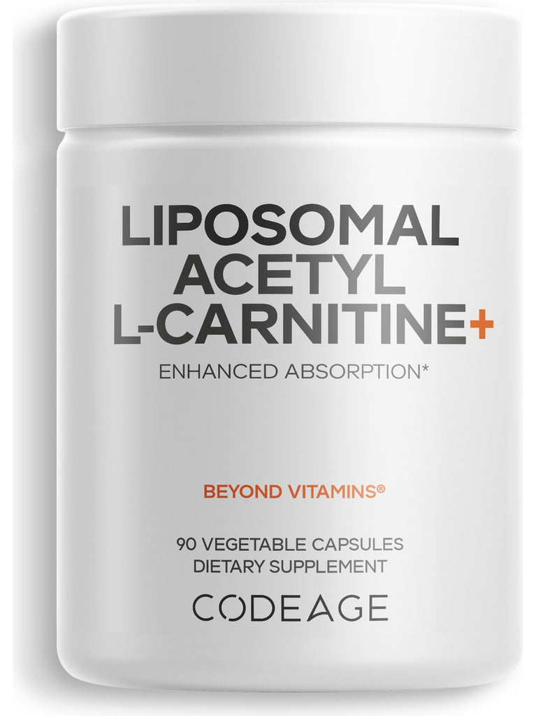 Codeage, Liposomal Acetyl L-Carnitine+, 90 Vegetable Capsules