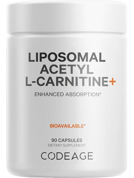 Codeage, Liposomal Acetyl L-Carnitine+, 90 Capsules