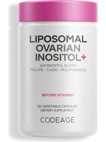 Codeage, Liposomal Ovarian Inositol+, 120 Vegetable Capsules