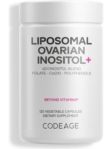 Codeage, Liposomal Ovarian Inositol+, 120 Vegetable Capsules