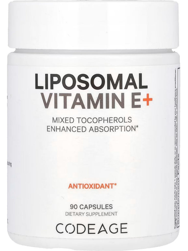 Codeage, Liposomal Vitamin E+, 90 Capsules