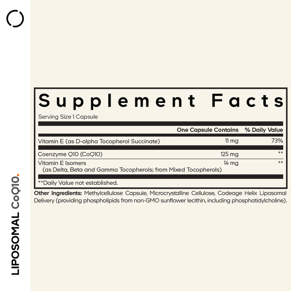 Codeage, Liposomal CoQ 10, 60 Vegetable Capsules