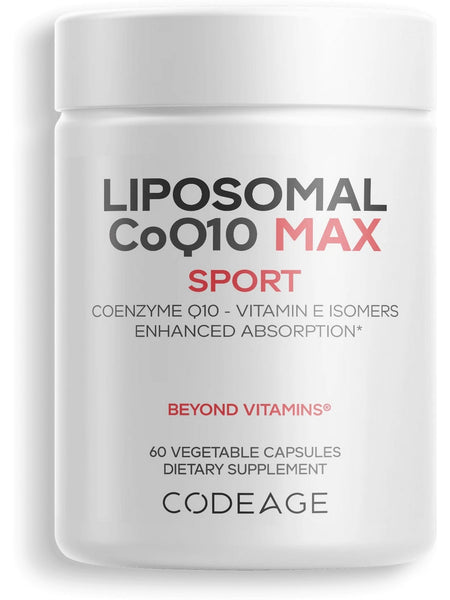 Codeage, Liposomal CoQ 10 Max, 60 Vegetable Capsules