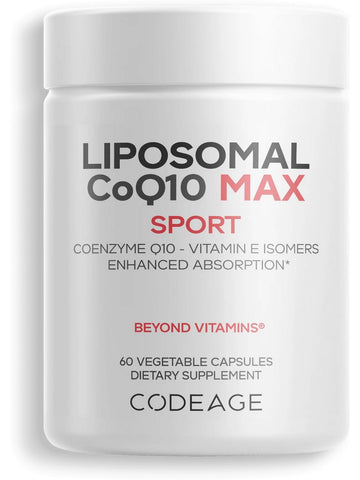 Codeage, Liposomal CoQ 10 Max, 60 Vegetable Capsules