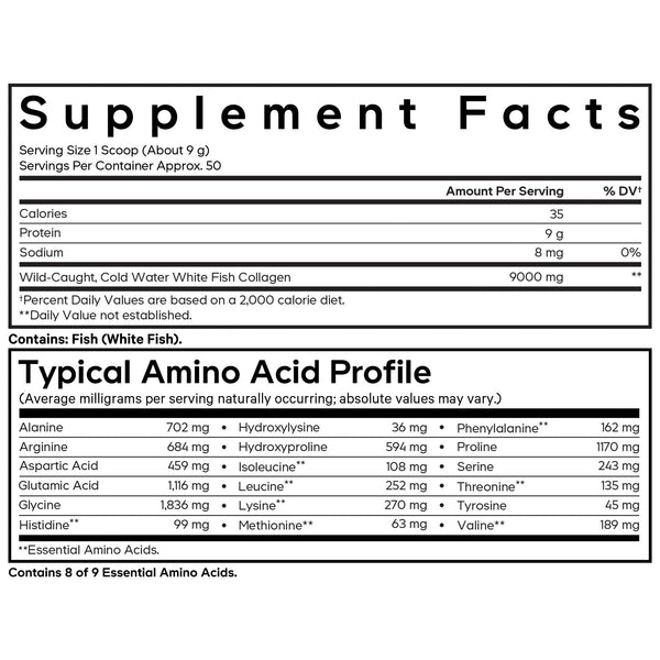 Codeage, Wild Caught Marine Collagen Peptides, 15.87 oz