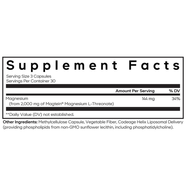 Codeage, Liposomal Magnesium, 90 Vegetable Capsules