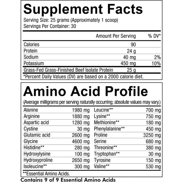 Codeage, Beef Isolate Protein, 26.45 oz