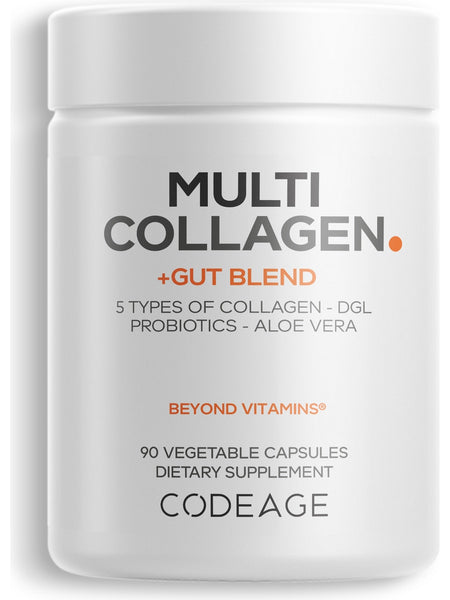 Codeage, Multi Collagen + Gut Blend, 90 Vegetable Capsules