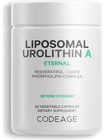 Codeage, Liposomal Urolithin A, 60 Vegetable Capsules