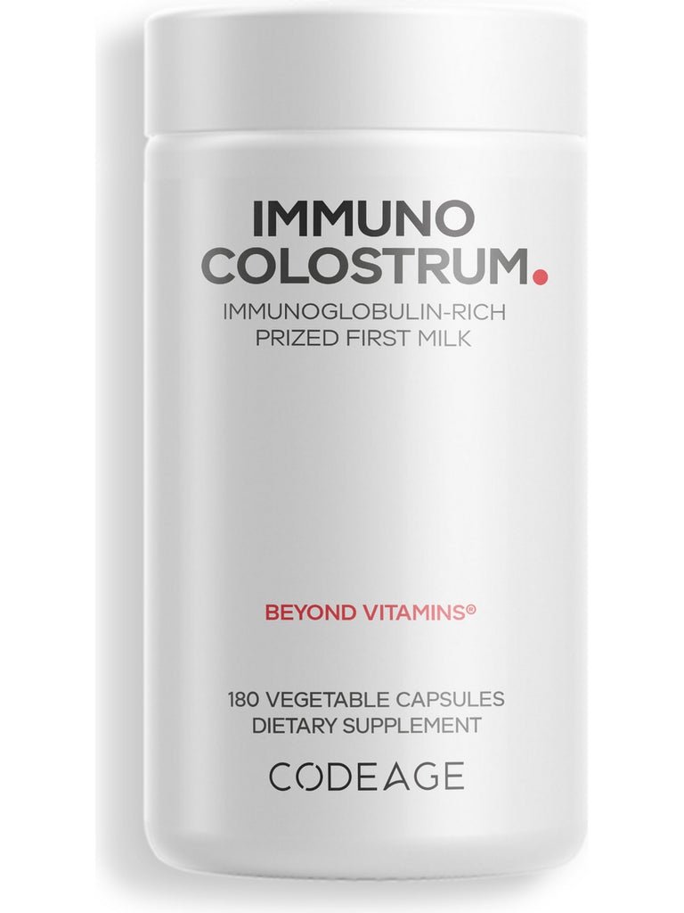 Codeage, Immuno Colostrum, 180 Vegetable Capsules