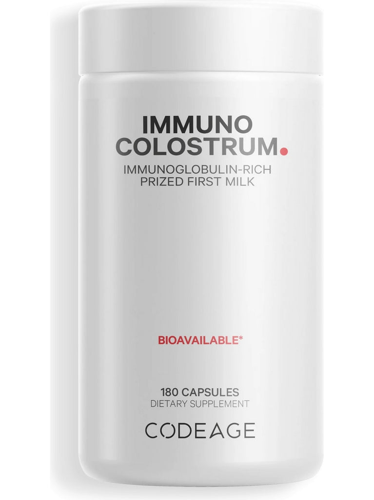 Codeage, Immuno Colostrum, 180 Capsules
