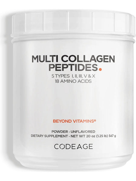 Codeage, Multi Collagen Peptides, Unflavored, 20 oz
