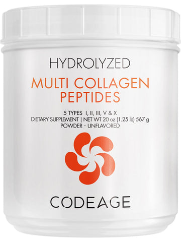 Codeage, Multi Collagen Peptides, Unflavored, 20 oz
