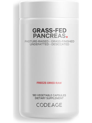 Codeage, Grass-Fed Pancreas, 180 Vegetable Capsules