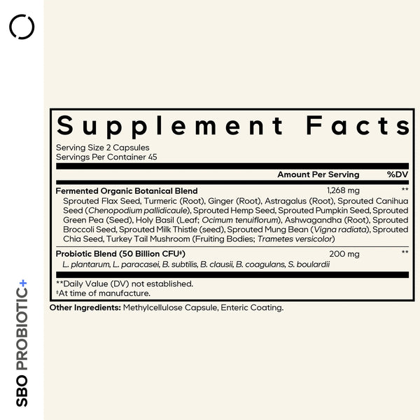 Codeage, SBO Probiotic+, 50 Billion CFU, 90 Vegetable Capsules