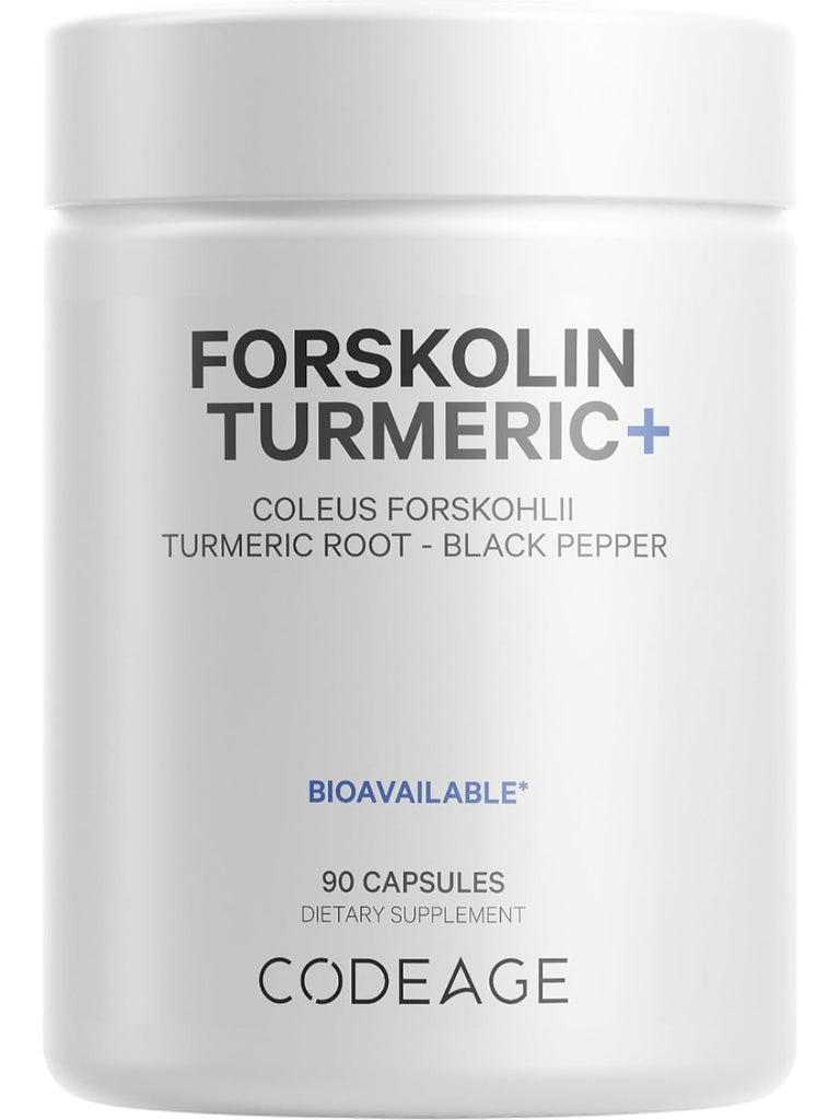 Codeage, Forskolin Turmeric, 90 Capsules