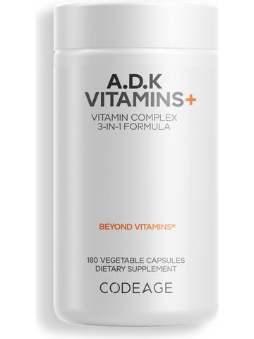 Codeage, ADK Vitamins, 180 Vegetable Capsules