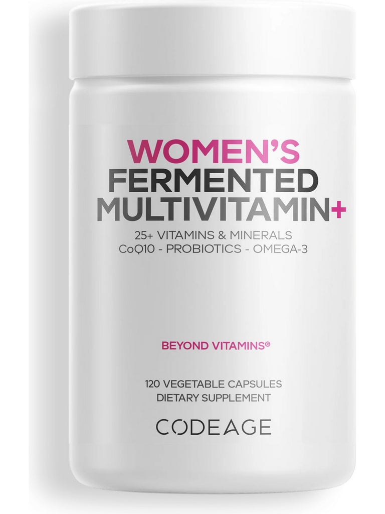 Codeage, Women's Fermented Multivitamin+, 120 Vegetable Capsules