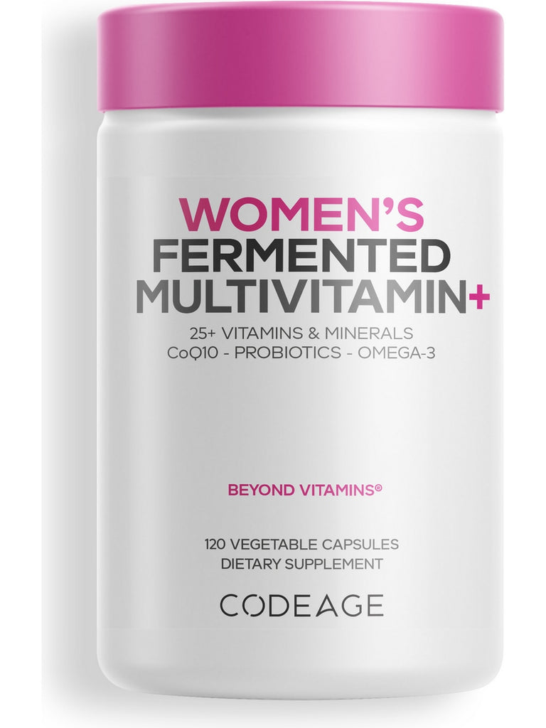 Codeage, Women's Fermented Multivitamin+, 120 Vegetable Capsules