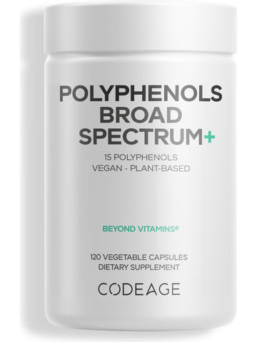 Codeage, Polyphenols Broad Spectrum+, 120 Vegetable Capsules