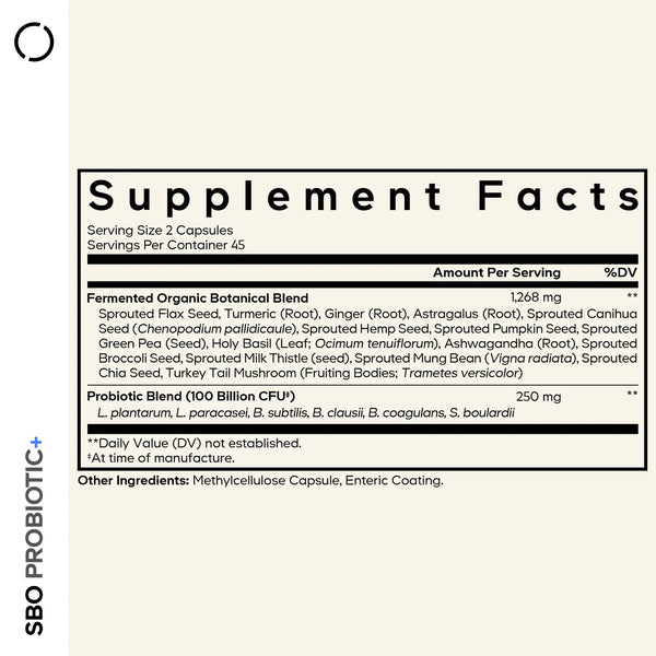 Codeage, SBO Probiotic+, 100 Billion CFU, 90 Vegetable Capsules