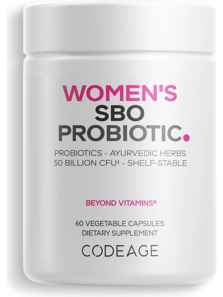 Codeage, Women's SBO Probiotic, 50 Billion CFU, 60 Vegetable Capsules