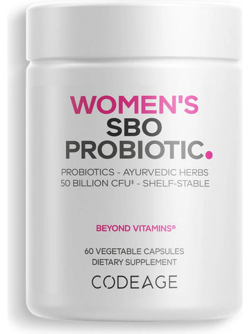 Codeage, Women's SBO Probiotic, 50 Billion CFU, 60 Vegetable Capsules