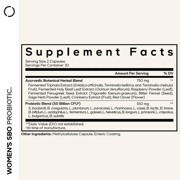 Codeage, Women's SBO Probiotic, 50 Billion CFU, 60 Vegetable Capsules