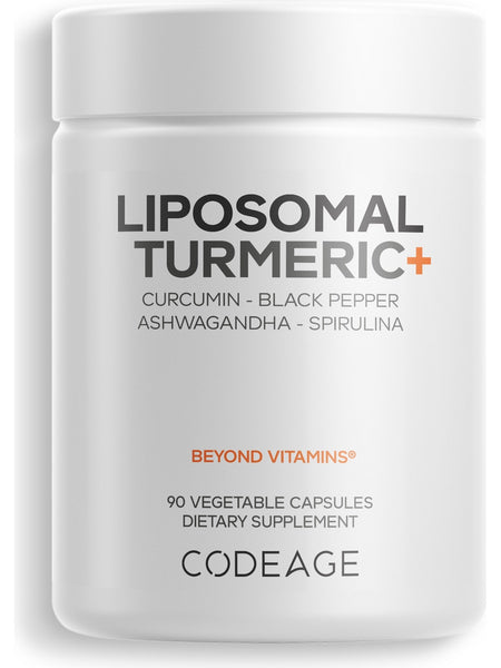 Codeage, Liposomal Turmeric, 90 Vegetable Capsules