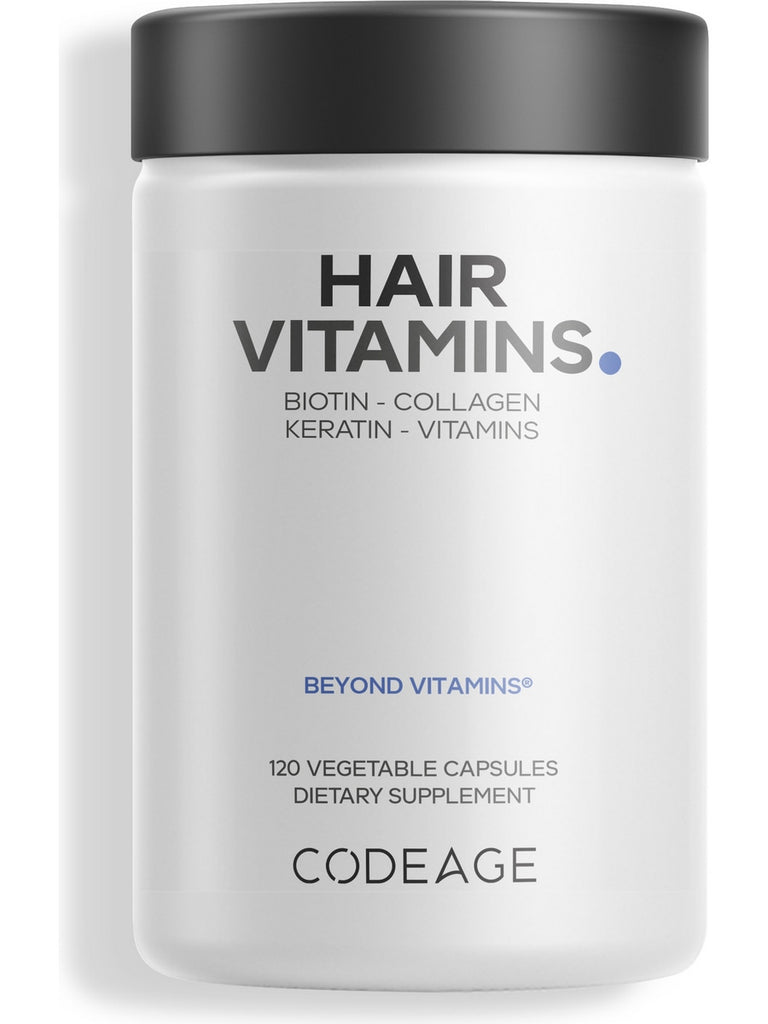 Codeage, Hair Vitamins, 120 Vegetable Capsules