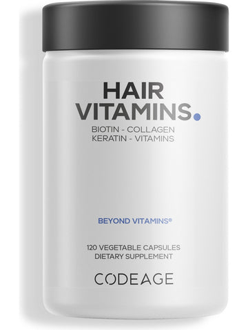 Codeage, Hair Vitamins, 120 Vegetable Capsules