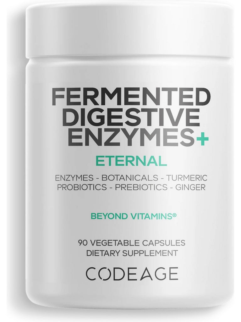 Codeage, Fermented Digestive Enzymes + , 90 Vegetable Capsules