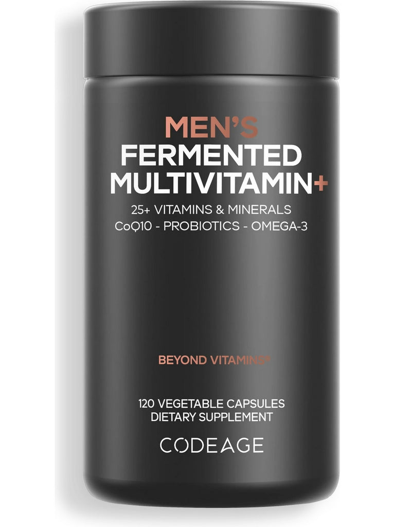 Codeage, Men's Fermented Multivitamin+, 120 Vegetable Capsules