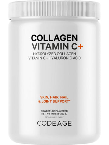 Codeage, Collagen Vitamin C+, 9.98 oz