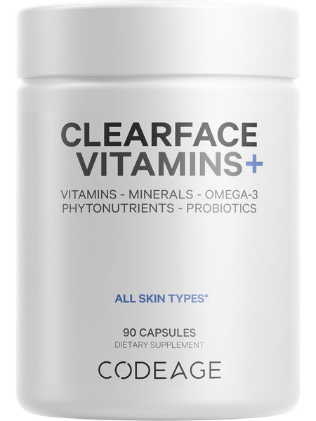 Codeage, Clearface Vitamins+, 90 Capsules