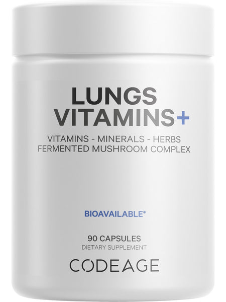 Codeage, Lungs Vitamins+, 90 Capsules