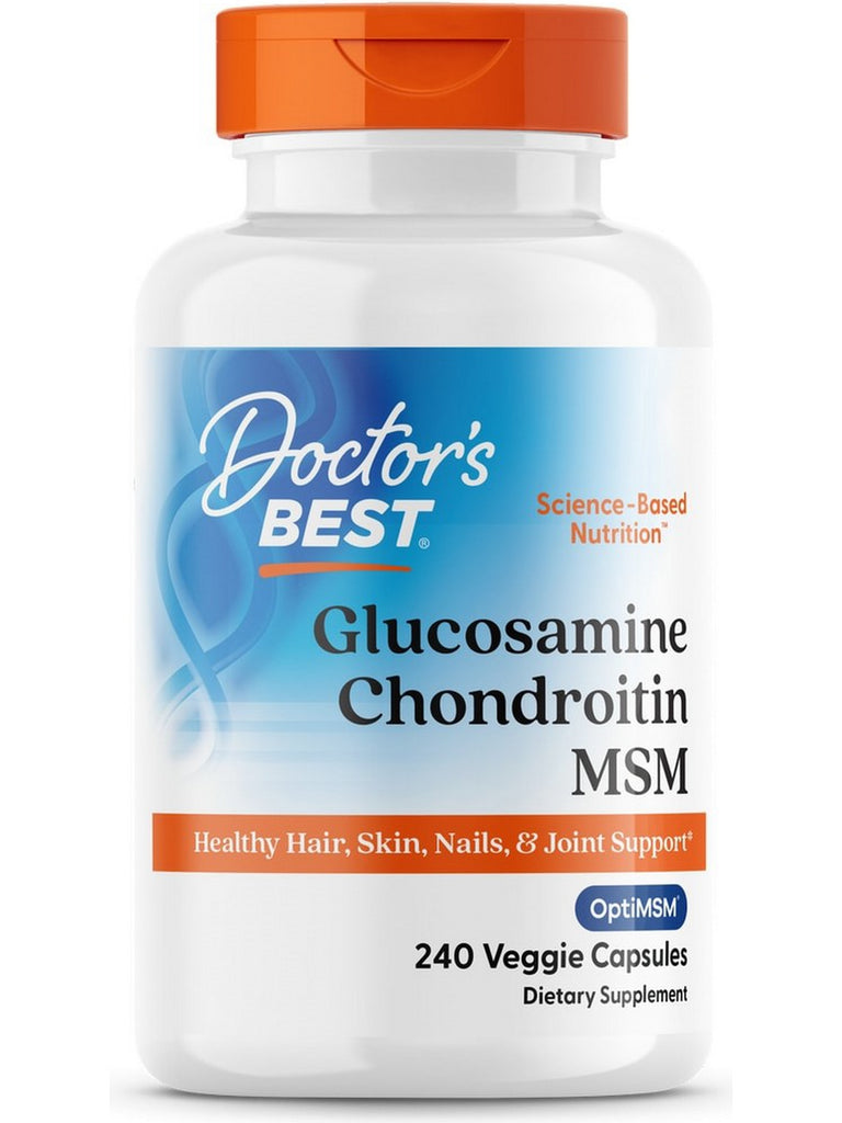 Doctor's Best, Glucosamine Chondroitin MSM, 240 Veggie Capsules
